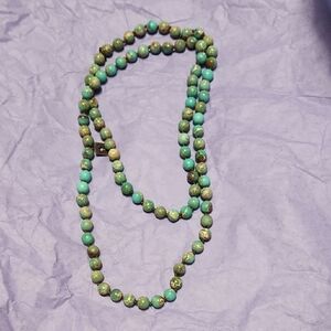 Chic Turquoise and Green Necklace